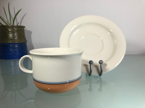 Arabia Arctica Aprikos Tea Cup with Saucer by Inkeri Leivo 