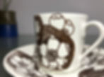 Thumbnail: Gustavsberg Emma Coffee Cup Set by Paul Hoff
