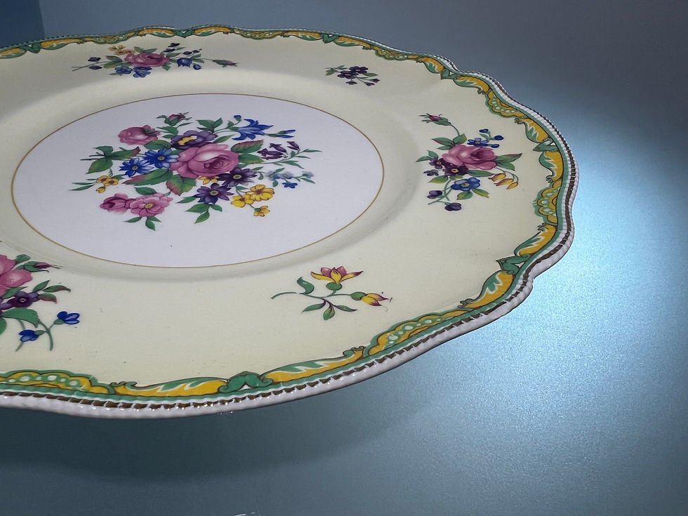 Thumbnail: Old Staffordshire, Summer, Dinner Plate by Johnson Bros England