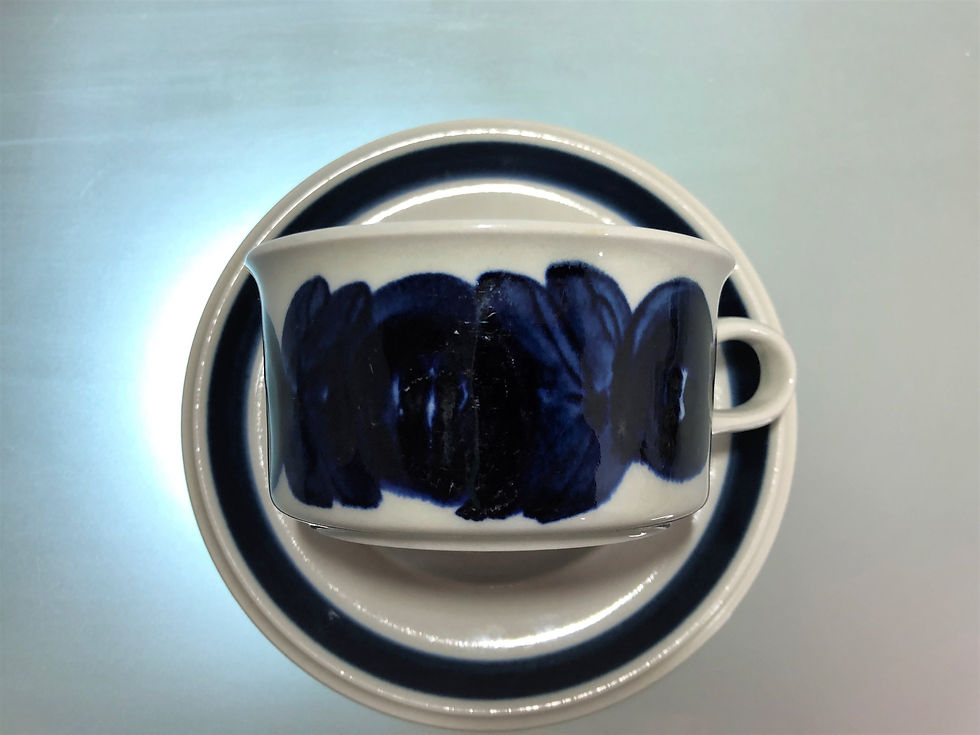 縮圖：Arabia Anemone Tea Cup Set By Ulla Procope