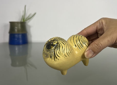 Lisa Larson, Pekingese Dog Figurine for Gustavsberg | Nordic Retro Cat