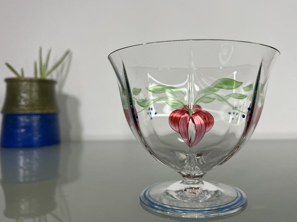 Thumbnail: Orrefors Maja Glass Bowl by Eva Englund