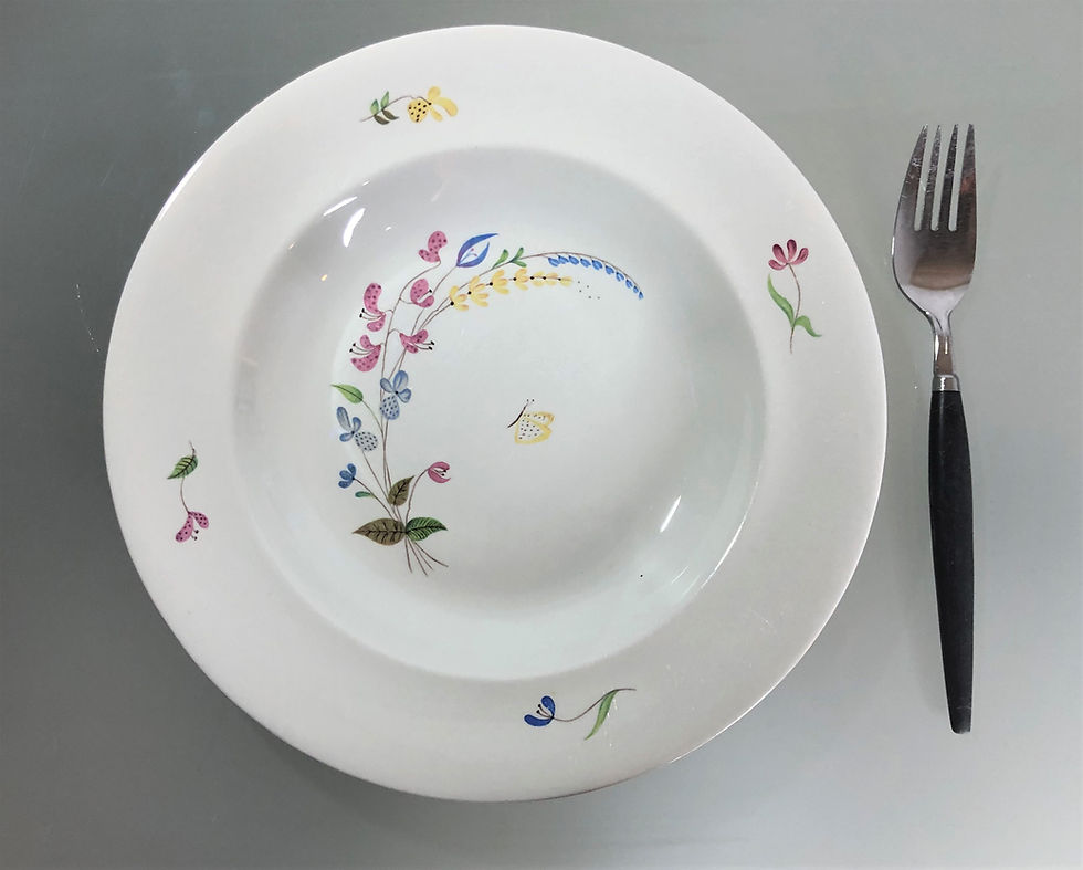 Thumbnail: Gustavsberg Haga Deep Plate by Stig Lindberg