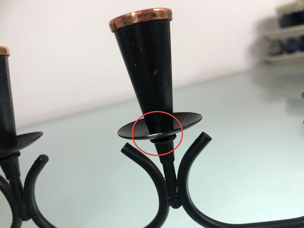 縮圖：Ystad Metall Advent Candleholder by Gunnar Ander