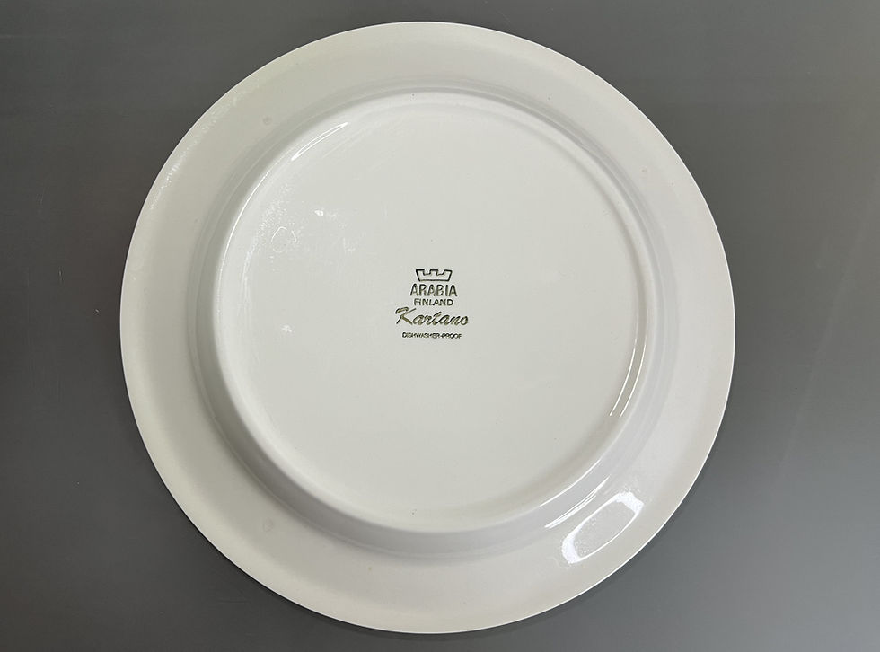 Thumbnail: Arabia Finland Kartano Dinner Plate by Esteri Tomula