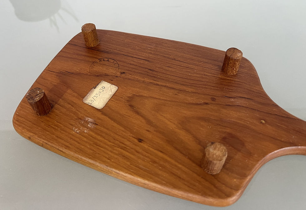 サムネイル： Upsala Slöjd Teak Cheese Plate / Cutting Board