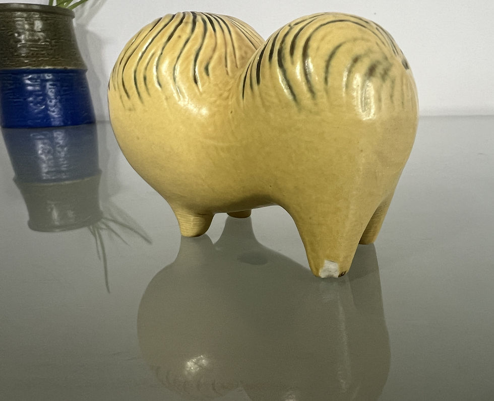 Thumbnail: Lisa Larson, Pekingese Dog Figurine for Gustavsberg