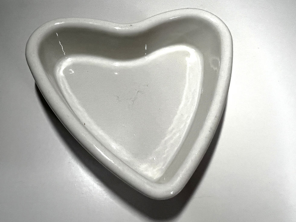 縮圖：Arabia Finland Tre Ess Snack Dish in Heart Shape