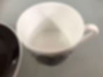 Thumbnail: Gustavsberg Rosenbrun Coffee Cup Set by Britt-Louise Sundell
