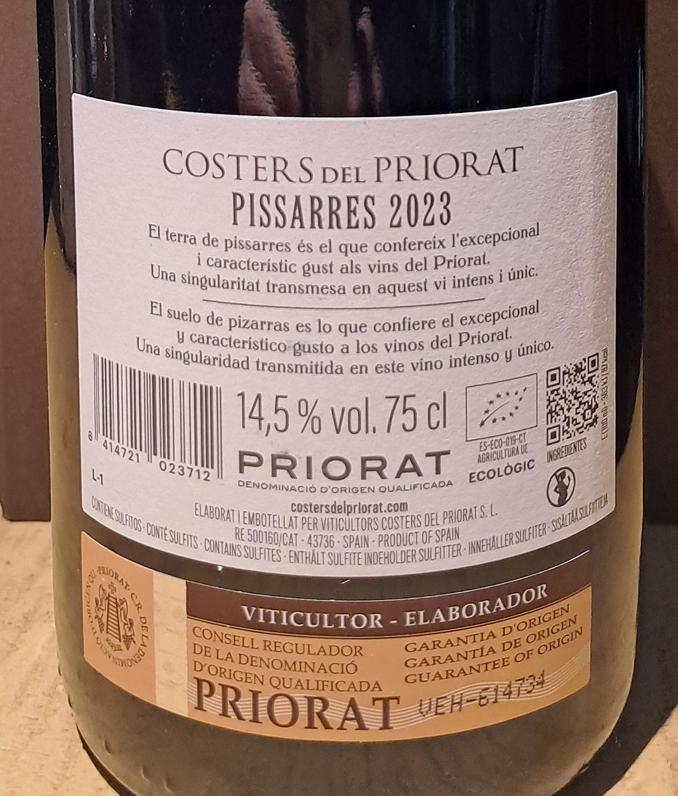 Miniatura: PISSARRES PRIORAT 2023 COSTERS DEL PRIORAT