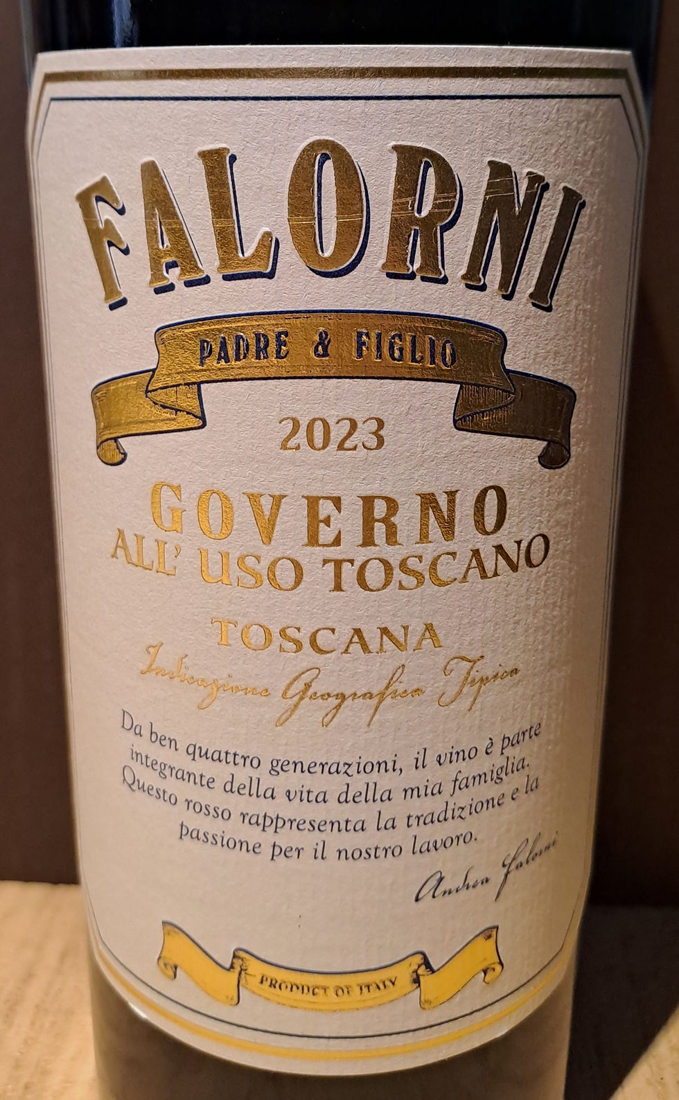 Thumbnail: GOVERNO ALL'USO TOSCANO FALORNI TOSCANA IGT