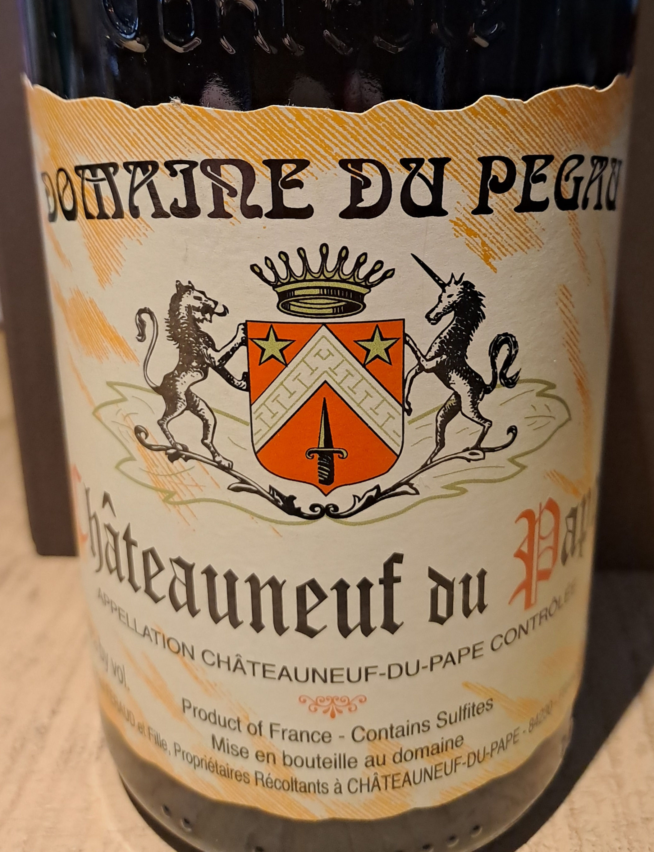 CHATEAUNEUF DU PAPE 2021 DOMAINE DU PEGAU