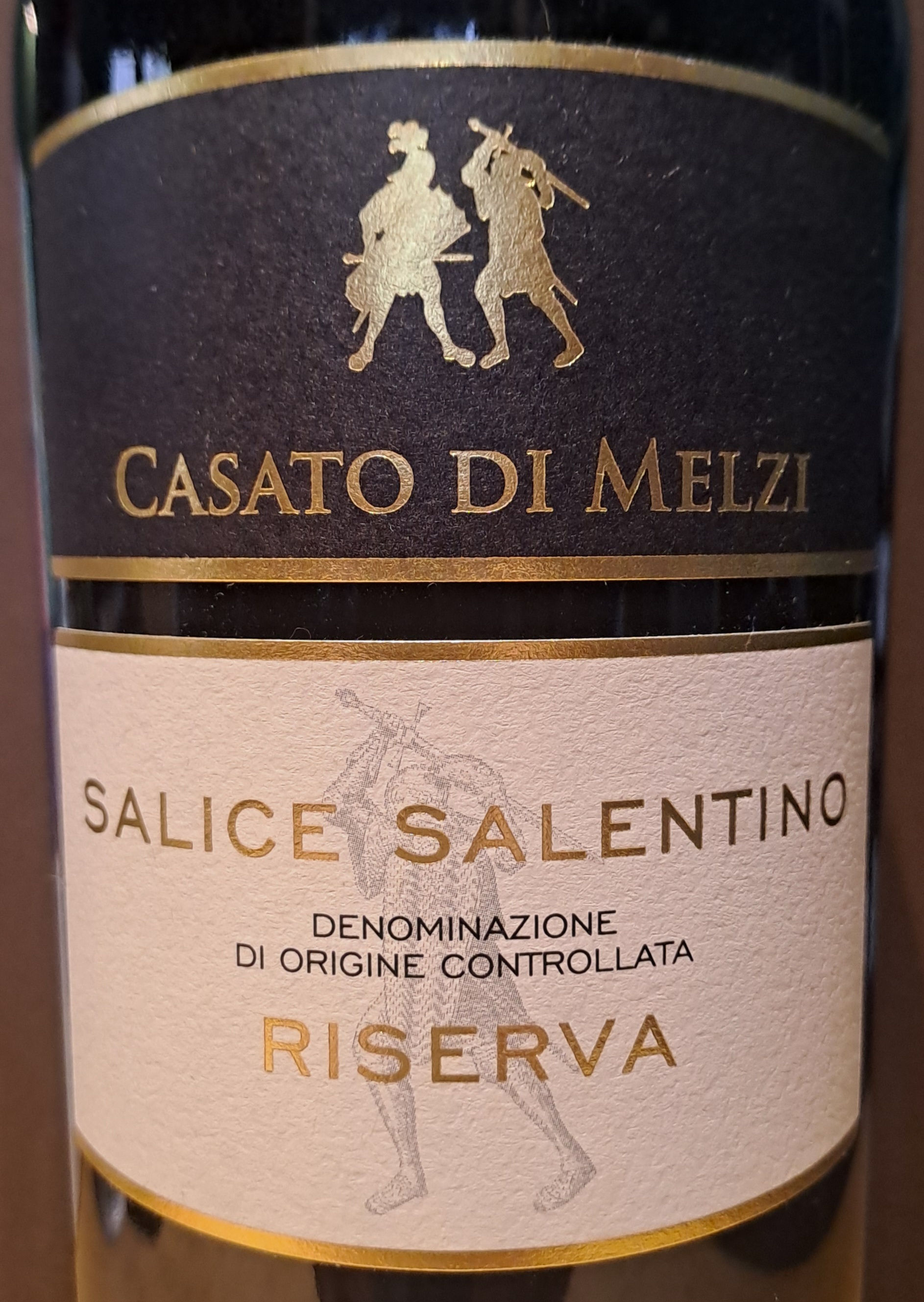 SALICE SALENTINO RISERVA CASATO DI MELZI DOC BAGLIO GIBELLINA