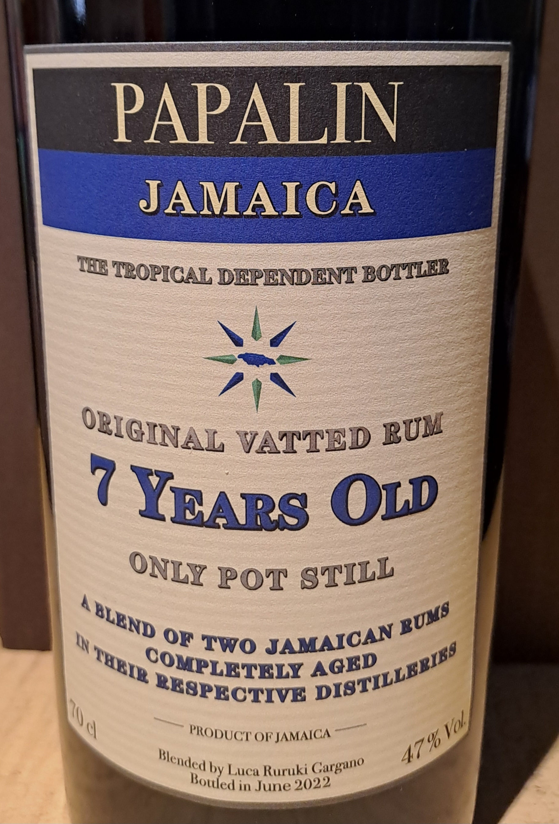 RUM 7 YEARS OLD PAPALIN (ASTUCCIATO)