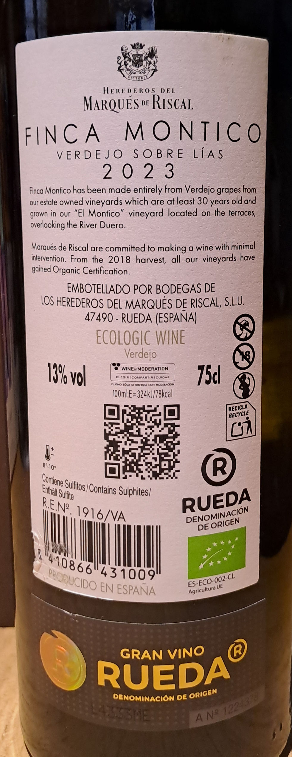 Thumbnail: VERDEJO FINCA MONTICO MARQUE DE RISCAL