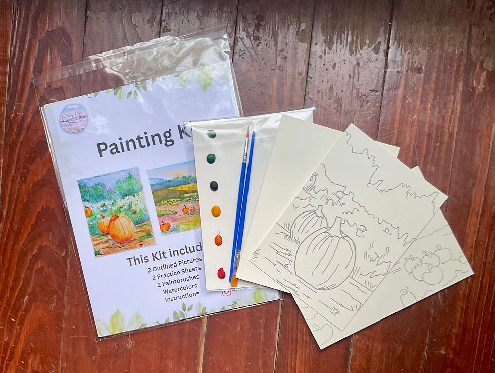 Thumbnail: Fall Watercolor Painting Kit