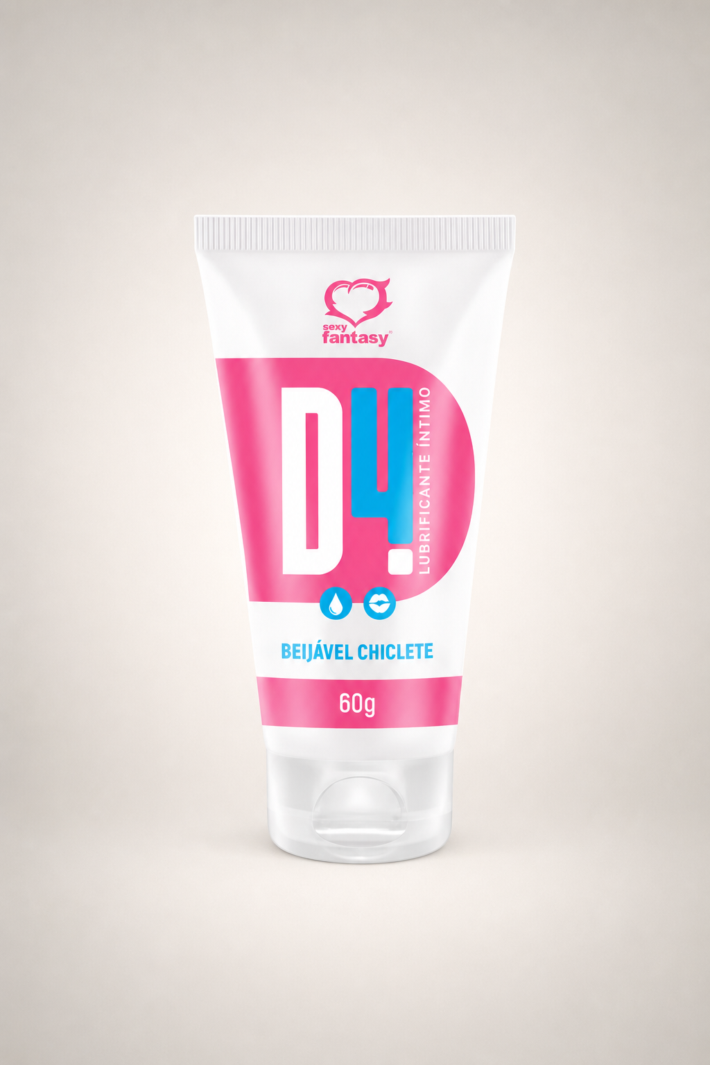 Lubrificante Beijável Sabor Chiclete 60g
