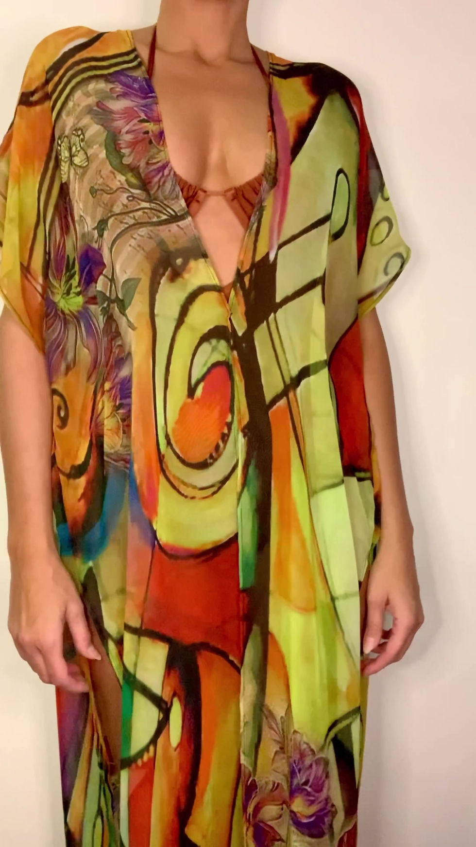 Thumbnail: Long cover-up with hidden closure