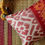 Thumbnail: Silk Ikat 'Mayurakshi' Lumbar Cushion Cover