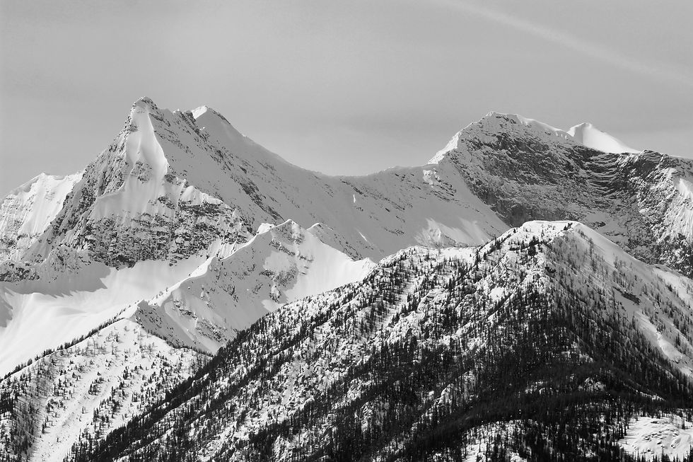 Snow-capped mountains