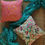Thumbnail: "May" Cotton Reversible Printed Square Cushion Covers (Set of 2)