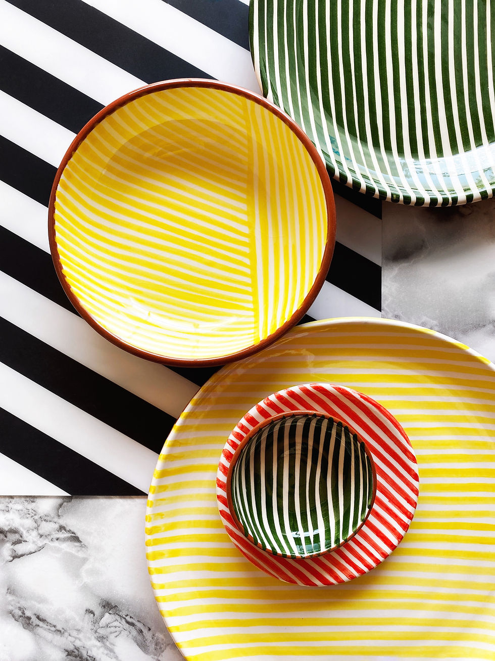 stripe and criss-cross