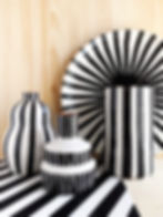 vases, ray plate