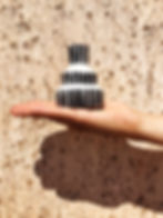 stepped mini vase
