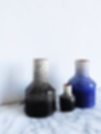 spray garafe vases, large and small