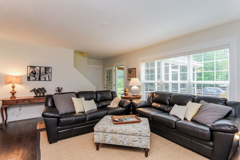 The South Haven Farm cottage modular home living room