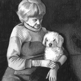 A Nana and Her Dog