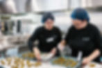Caterers in a shared kitchen in Sydney