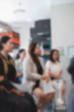 Food entrepreneurs and business owners attending a social media engagement workshop.