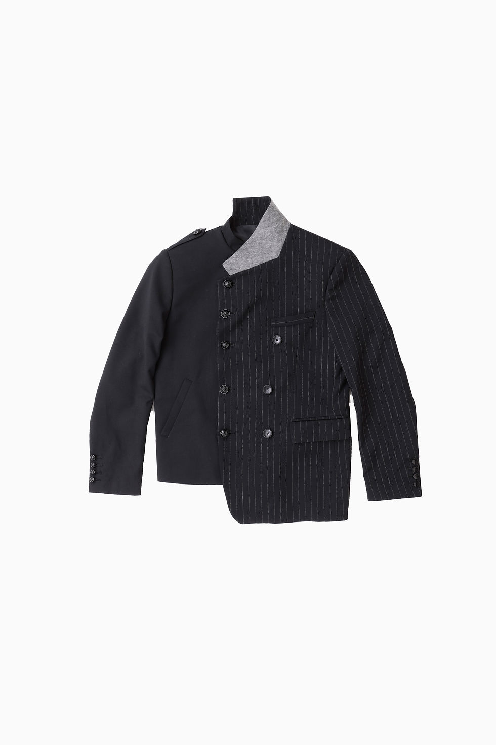 섬네일: Dual Assemble Tailored Jacket / BLACK STRIPE