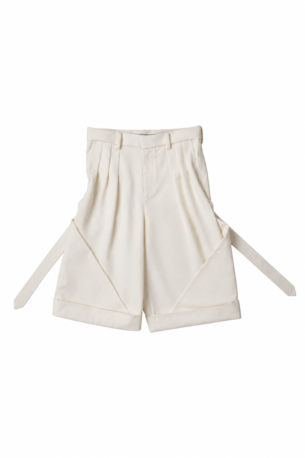 Tangled Chino Half Pants / WHITE
