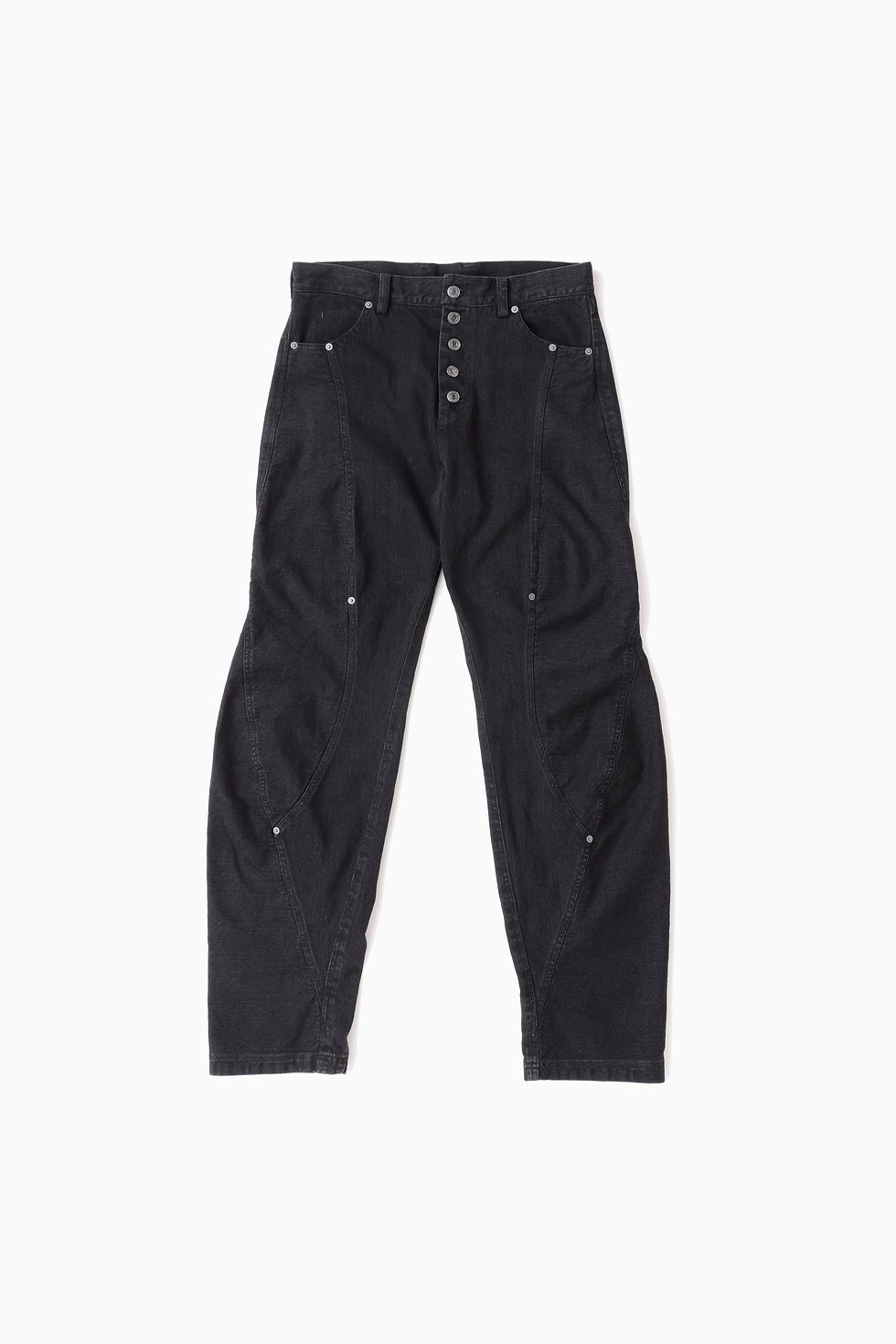 縮圖：Broken Flame Jeans / BLACK