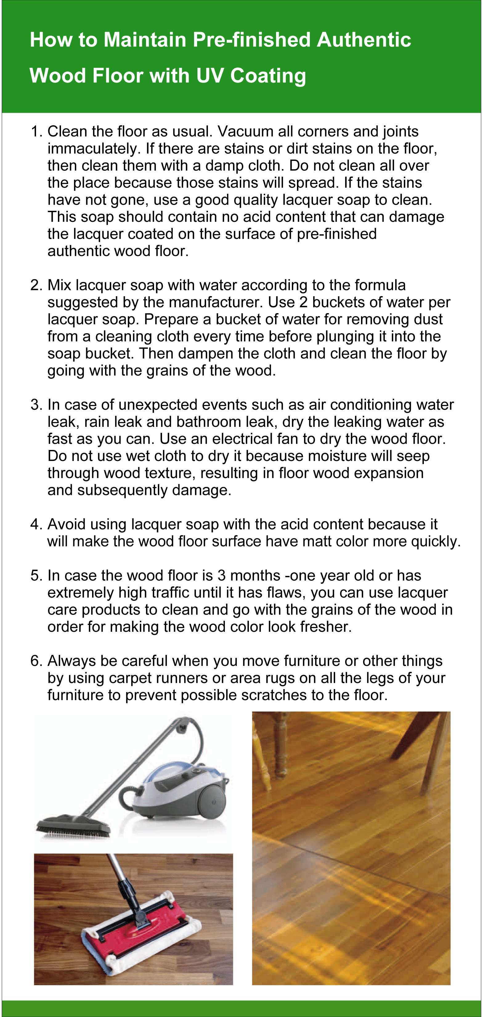 How to maintain Wood Floor