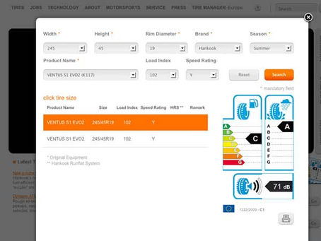 Hankook : pneu au label AA pour 2013