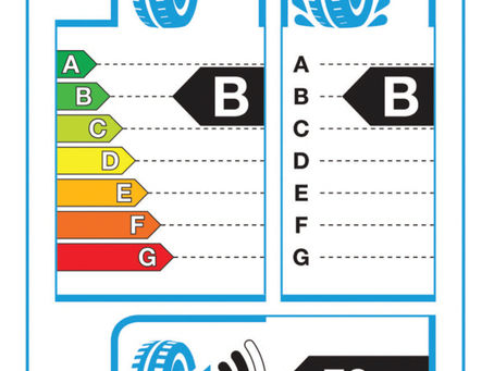 Un pneu étiqueté en 2012 - le détail