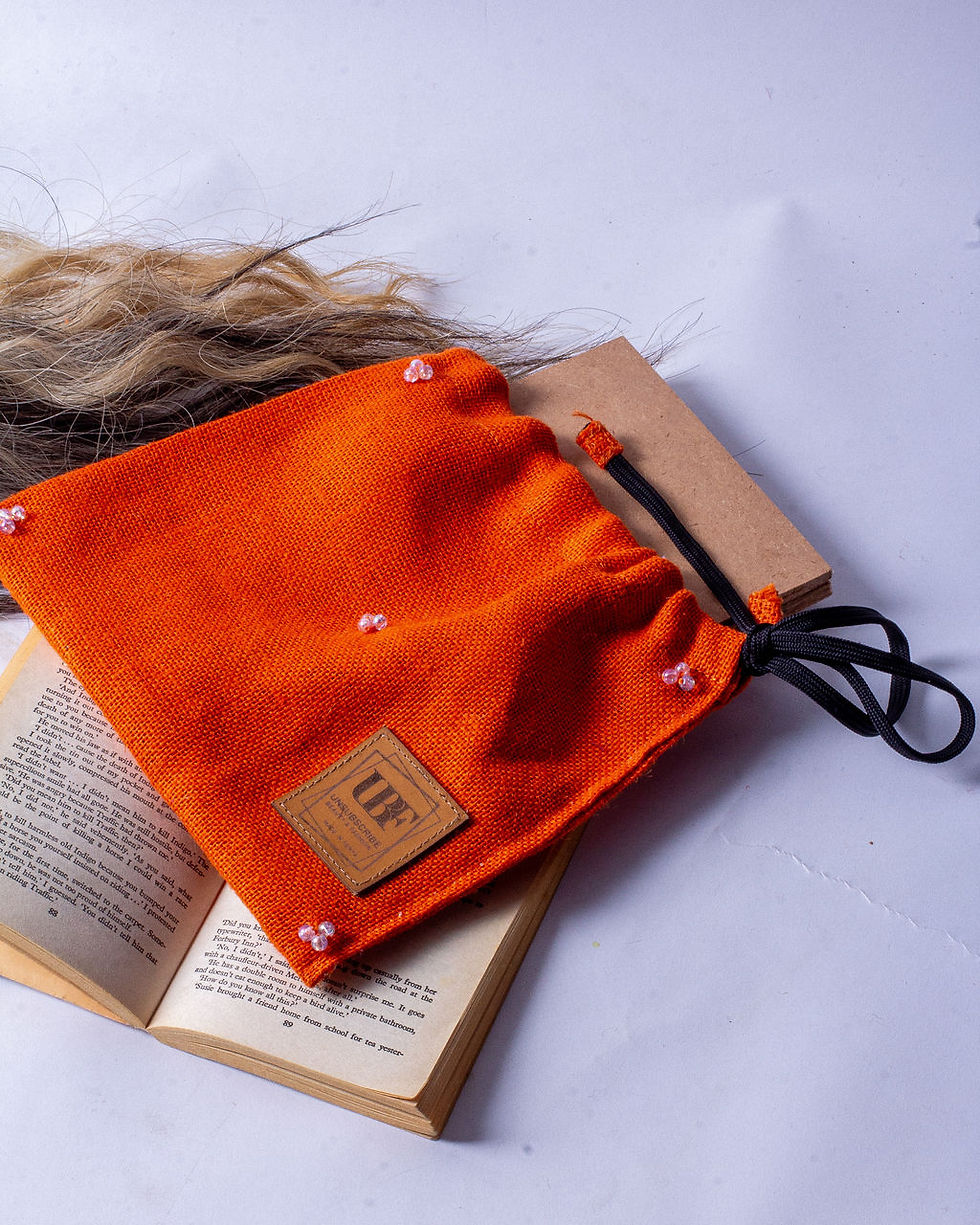 Thumbnail: Jute book sleeve