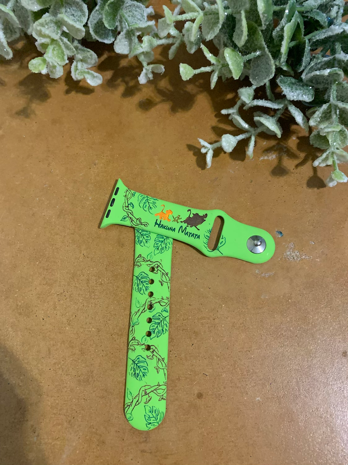 Lion friends Watch Band Colored In