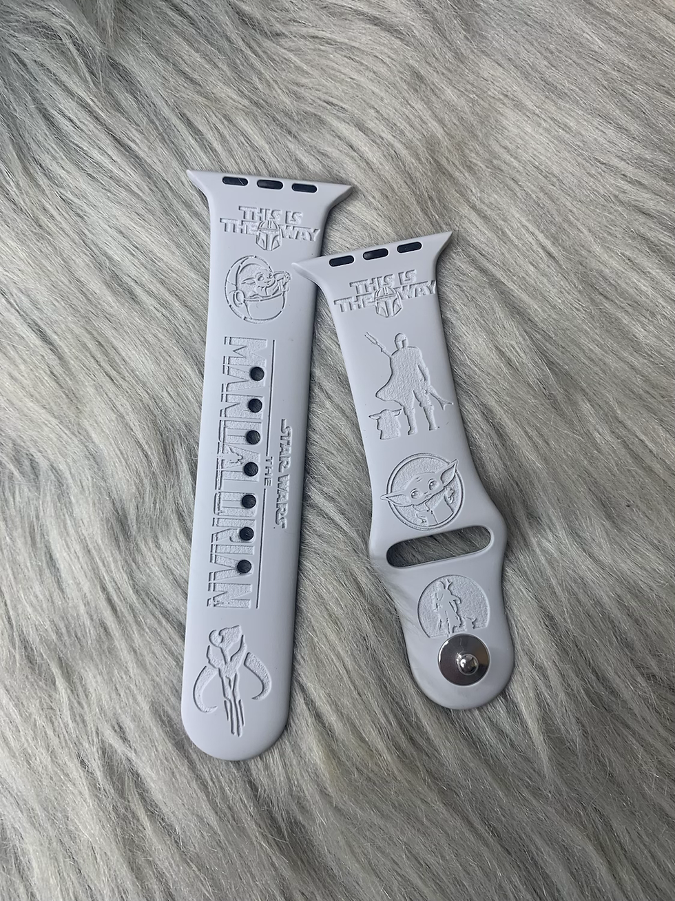 Thumbnail: Mando and Baby Child Watch Band 