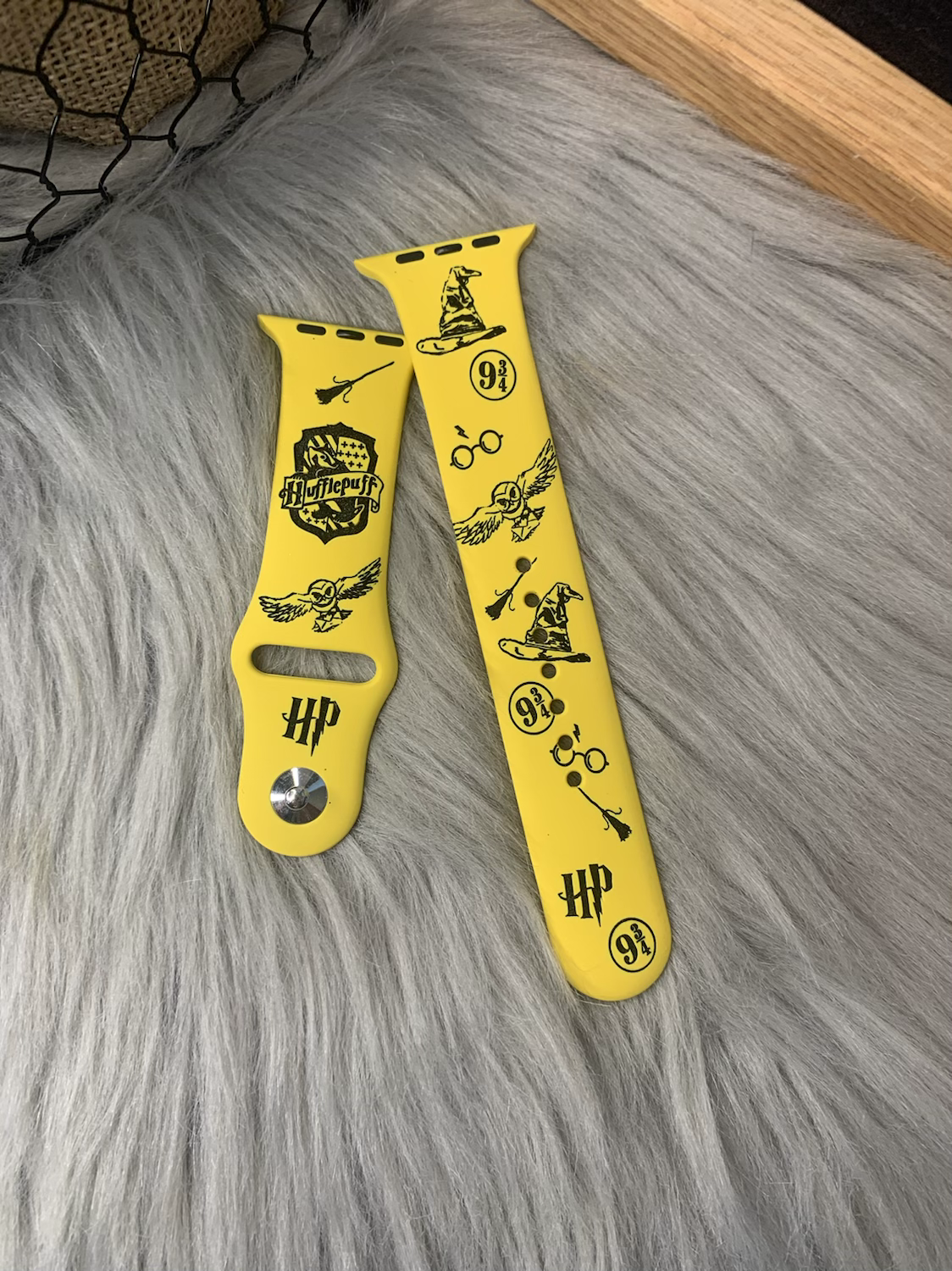 Wizard Yellow House Watch Band