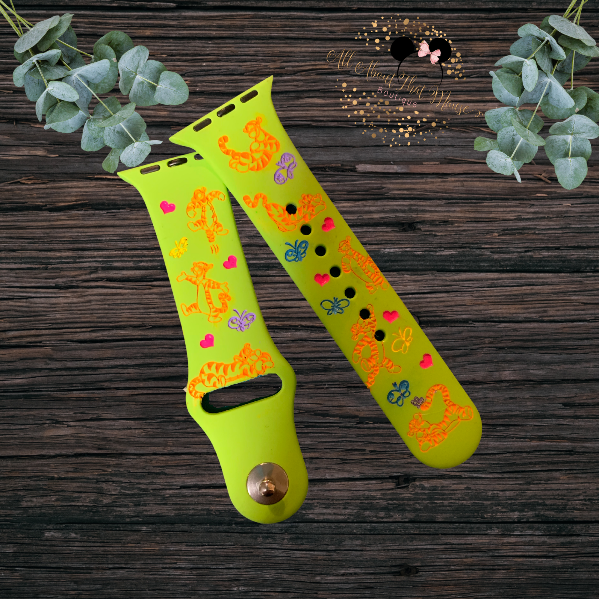 Tigger 2 Watch Band Colored In