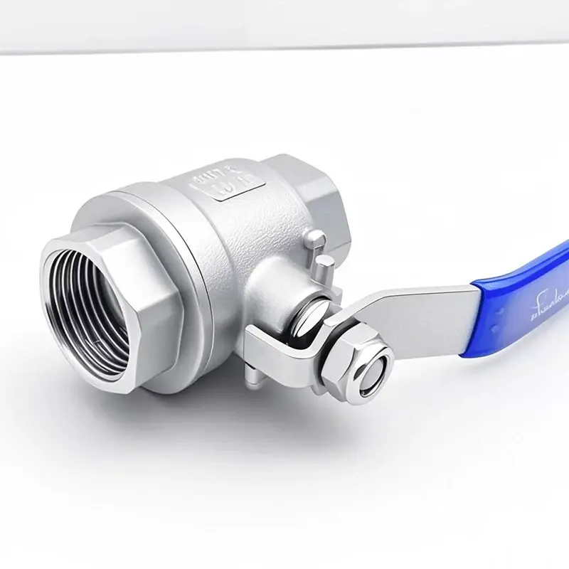 Thumbnail: Stainless Steel 2 Piece Threaded Ball Valve - Full Port 1000WOG