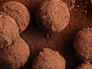 Trufas sanas, veganas y deliciosas