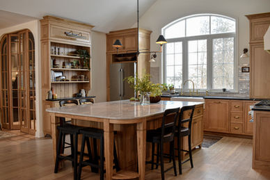 solid wood custom white oak flush inset shaker kitchen, handcrafted, ontario grown, traditional style, luxury design