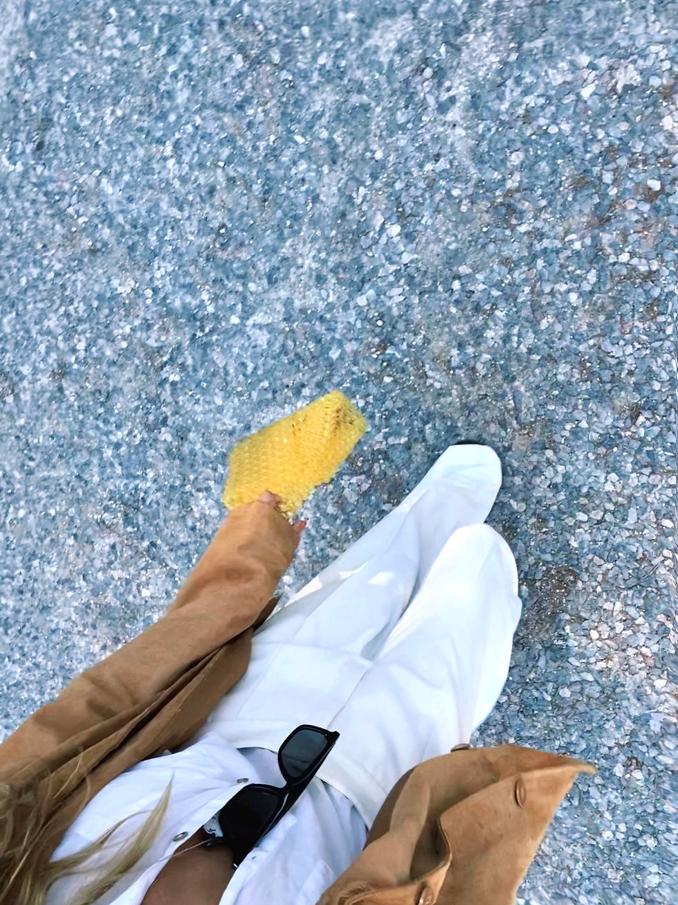 Küçük resim: SASSY BAG- SARI BONCUK EL ÇANTASI
