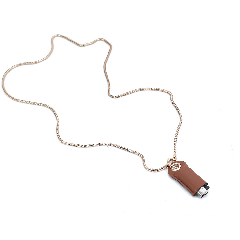 Küçük resim: Carmela Camel Lighter Case - Carmela Kahverengi Çakmak Kılıfı