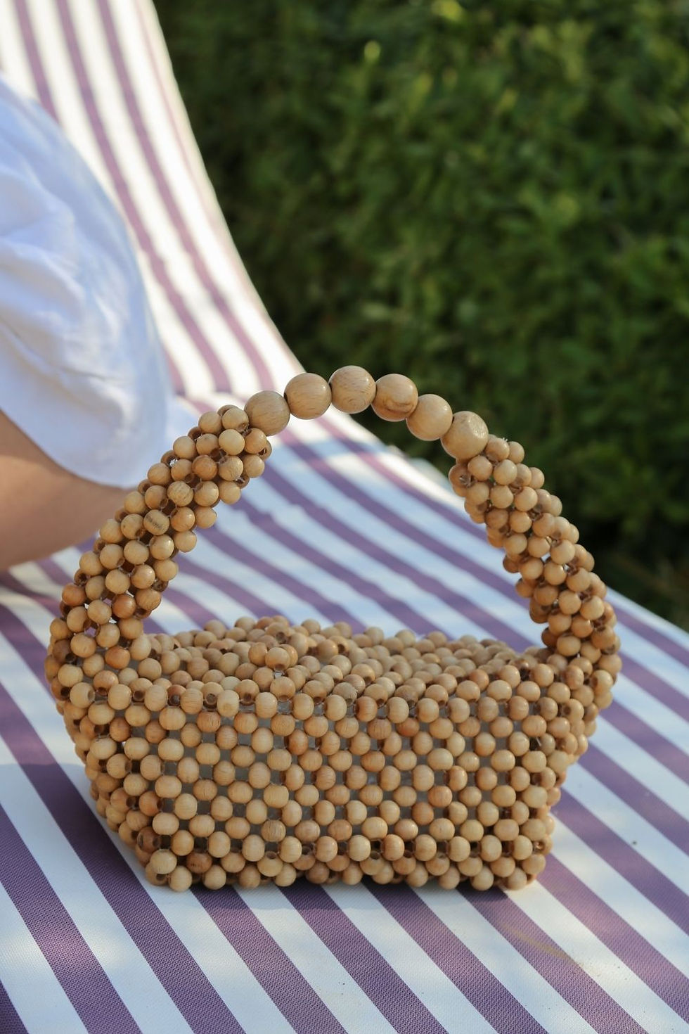 Küçük resim: RAYA BAG, AHŞAP BONCUK ÇANTA